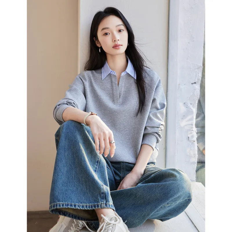 Huagaa Sweatshirts Women's-1