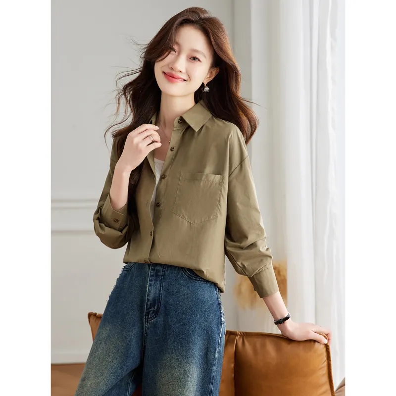 Huagaa Shirts Women's-7