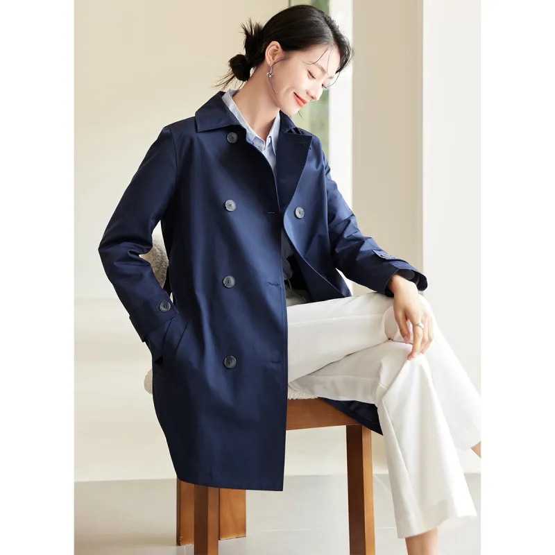Huagaa Trench Coats Women's-4