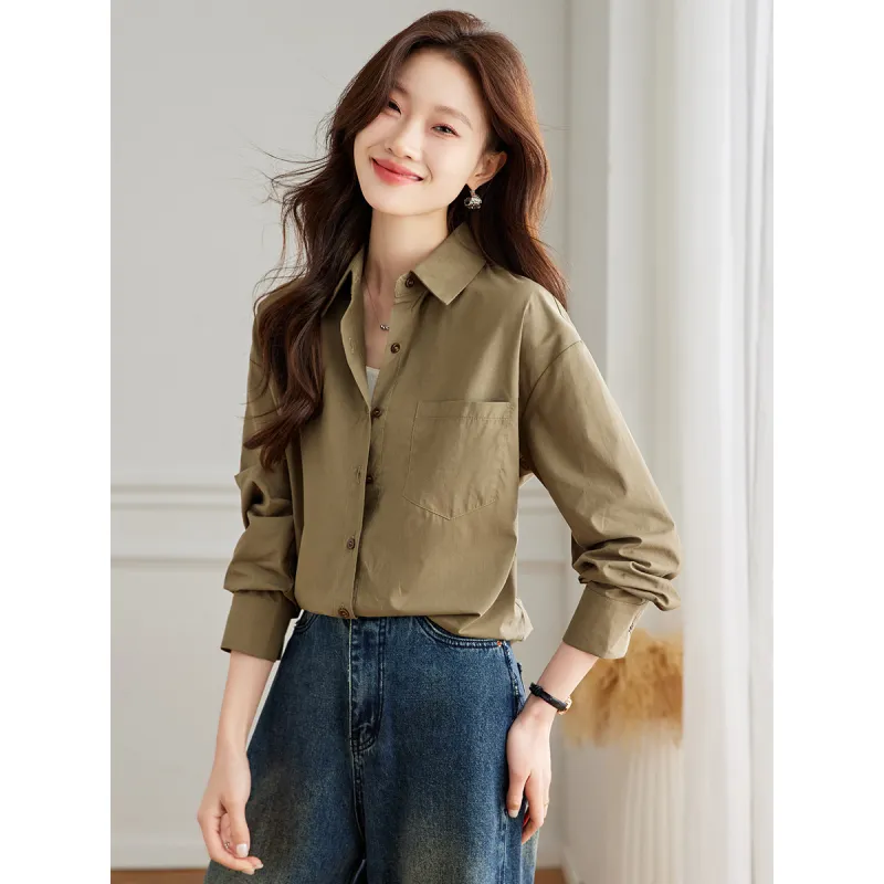 Huagaa Shirts Women's-5
