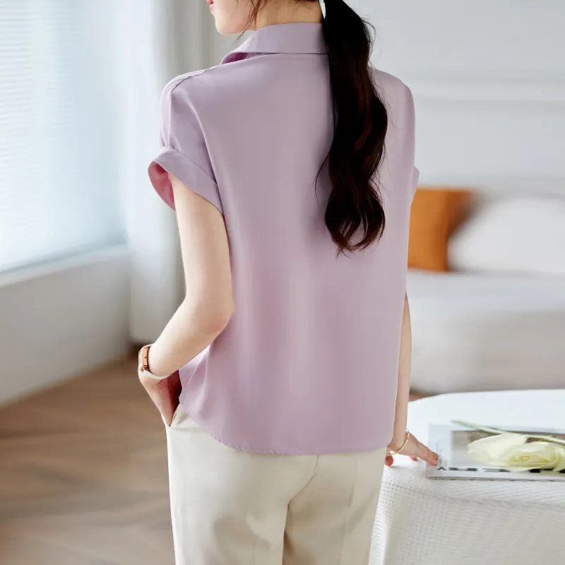 Huagaa Shirts Women's Purple-3