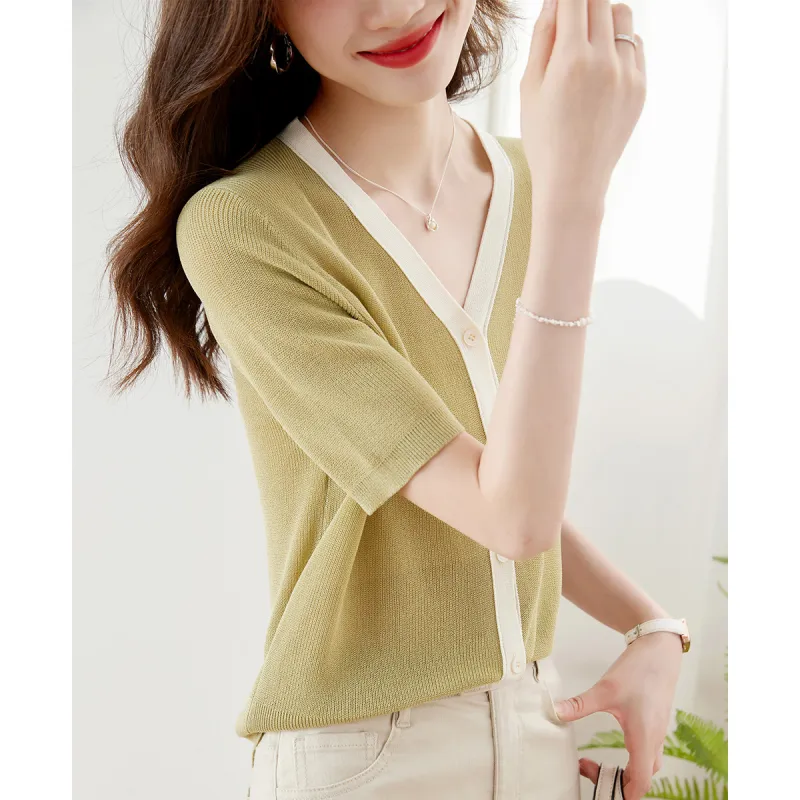 Huagaa Knitwear Women's Green-2