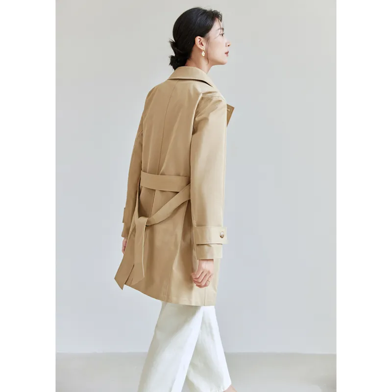 Huagaa Trench Coats Women's-0