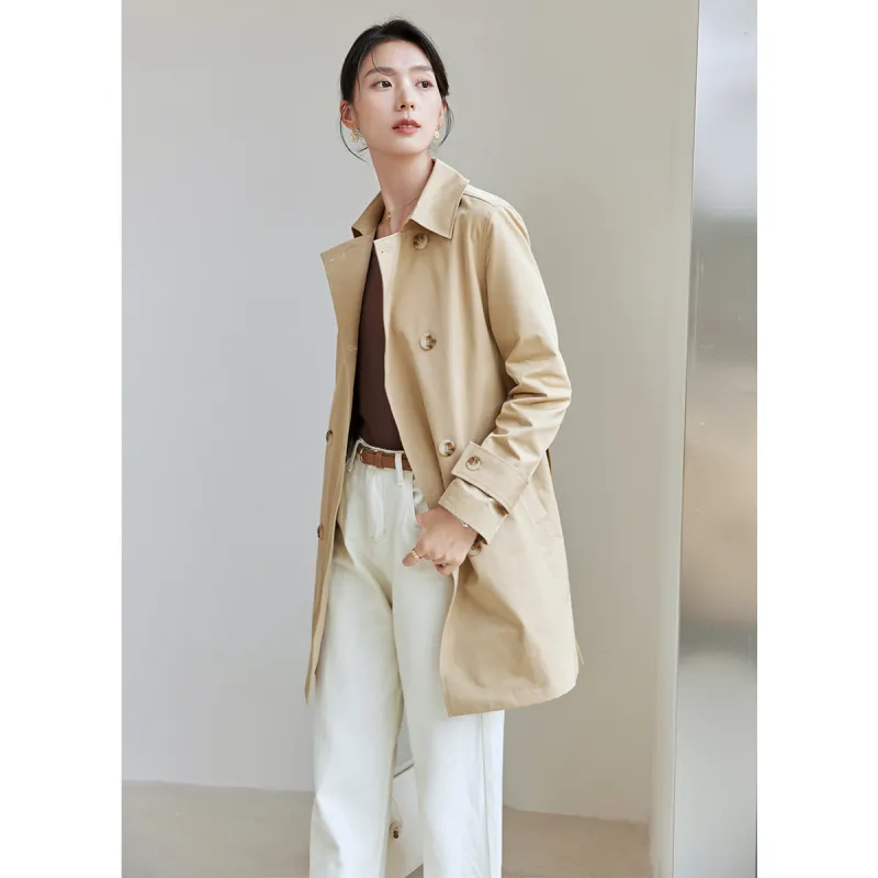 Huagaa Trench Coats Women's-2