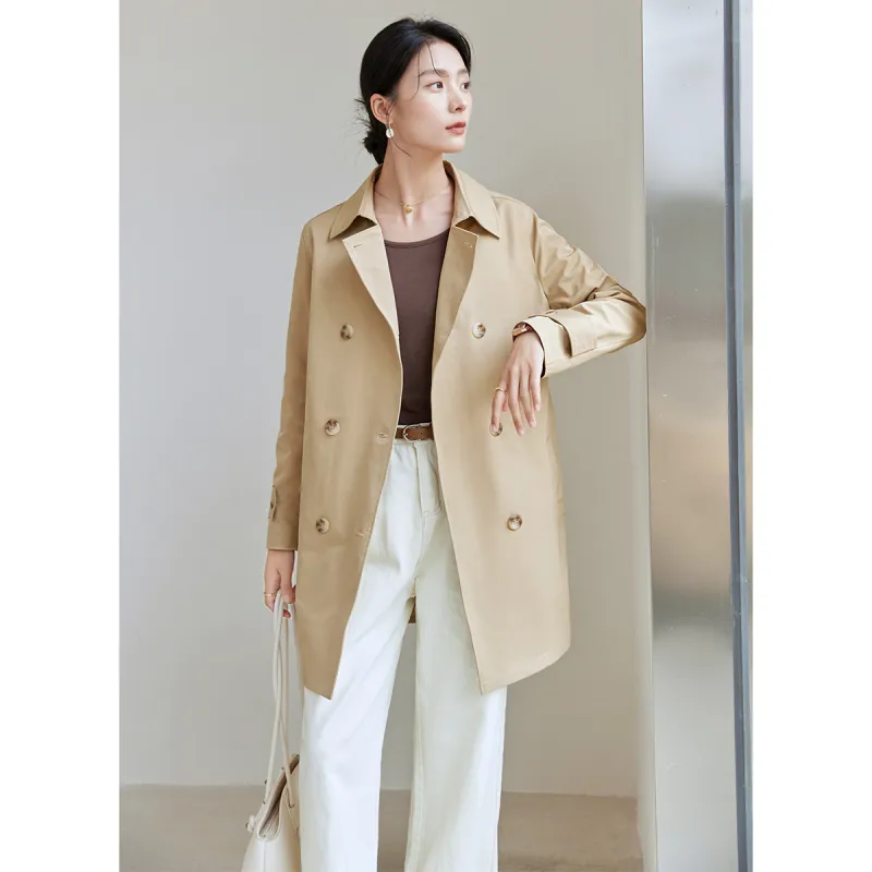 Huagaa Trench Coats Women's-1
