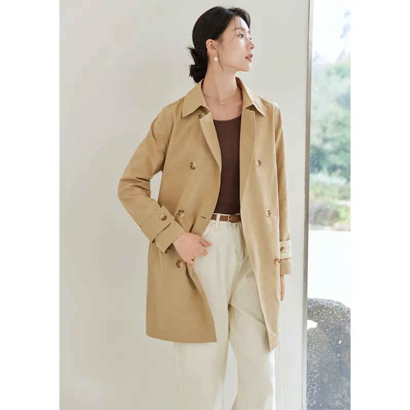 Huagaa Trench Coats Women's-3