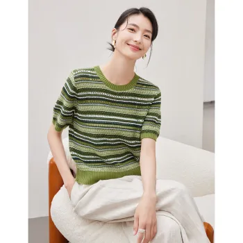 Huagaa Knitwear Women's Licorice Green