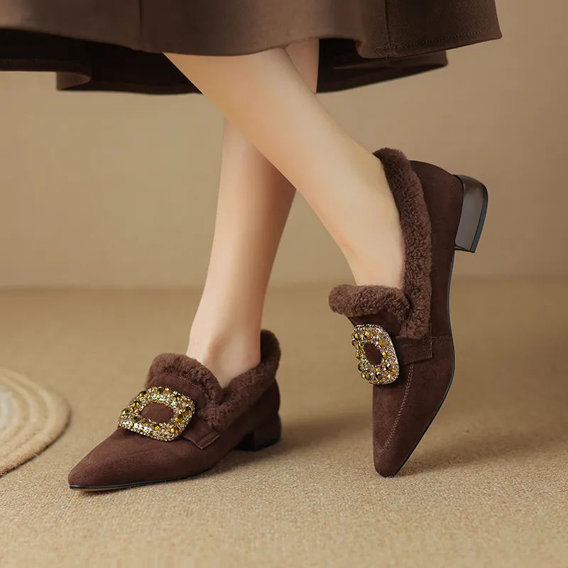 Bai Shiting Loafers 2.5cm Women's-3