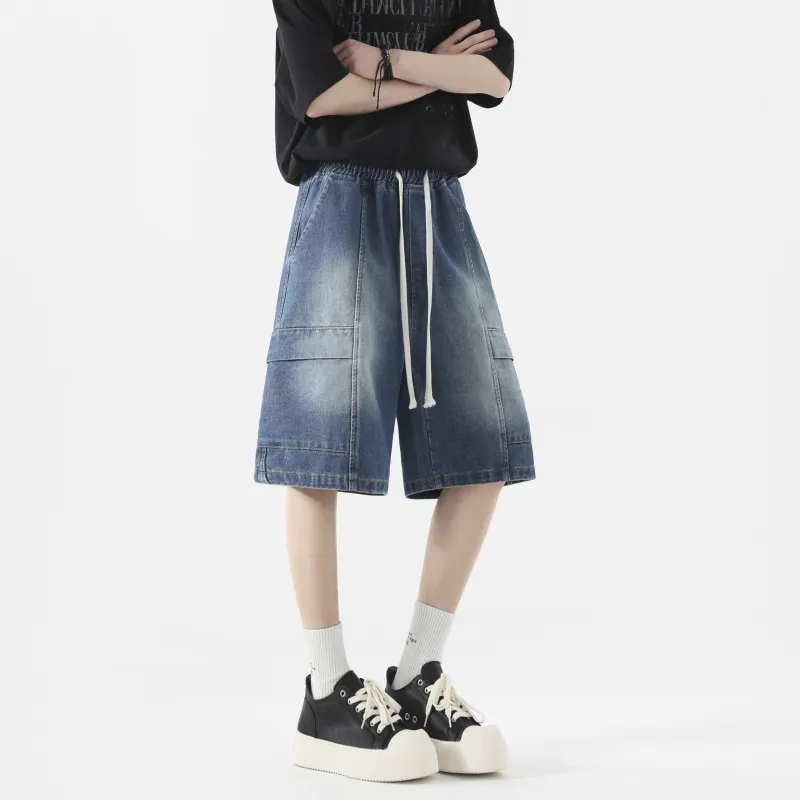 FRQ Denim Shorts Unisex-5