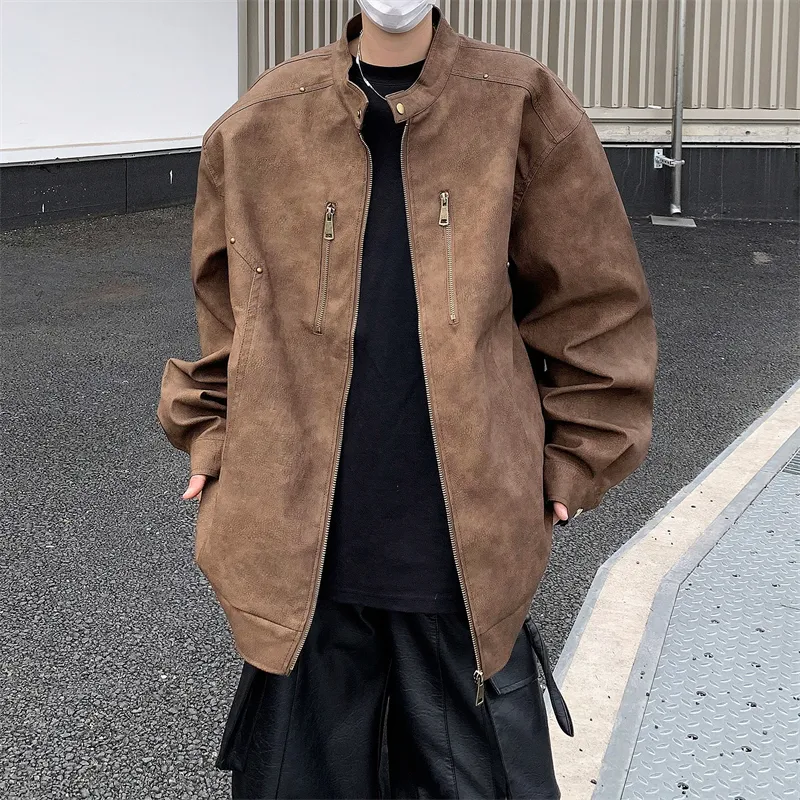 FRQ Leather Jackets Unisex-5