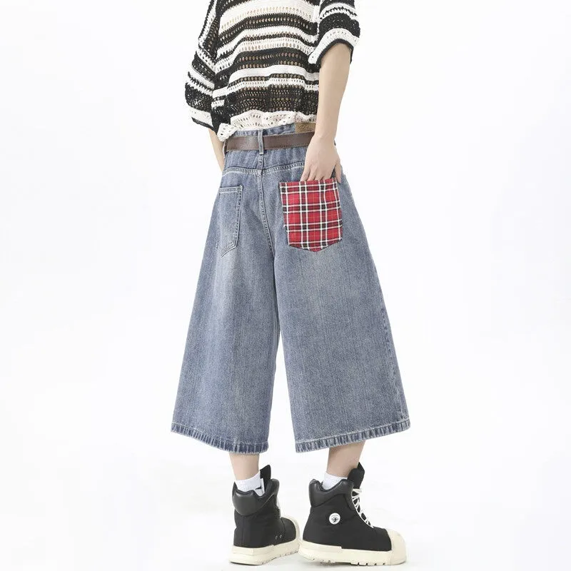 FRQ Denim Shorts Unisex Blue-6