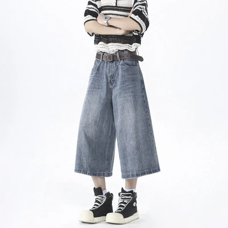 FRQ Denim Shorts Unisex Blue-7