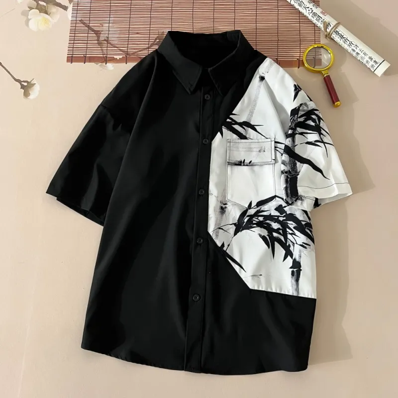 FRQ Shirt Unisex Ink Wash Painting-5