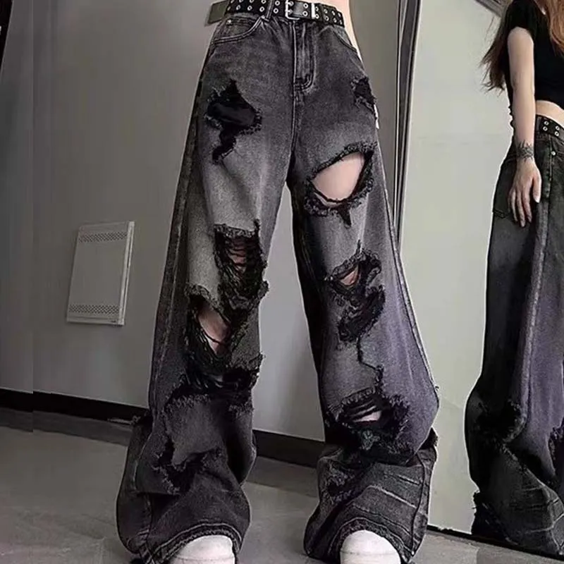 FRQ Jeans Unisex Black Gray Color-1