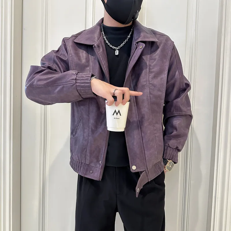 FRQ Jackets Coats Unisex Purple-5