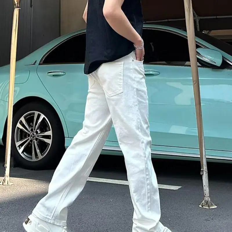 FRQ Jeans Unisex White-1