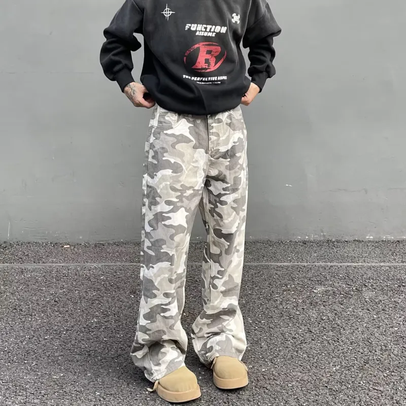 FRQ Jeans Unisex Camouflage-2