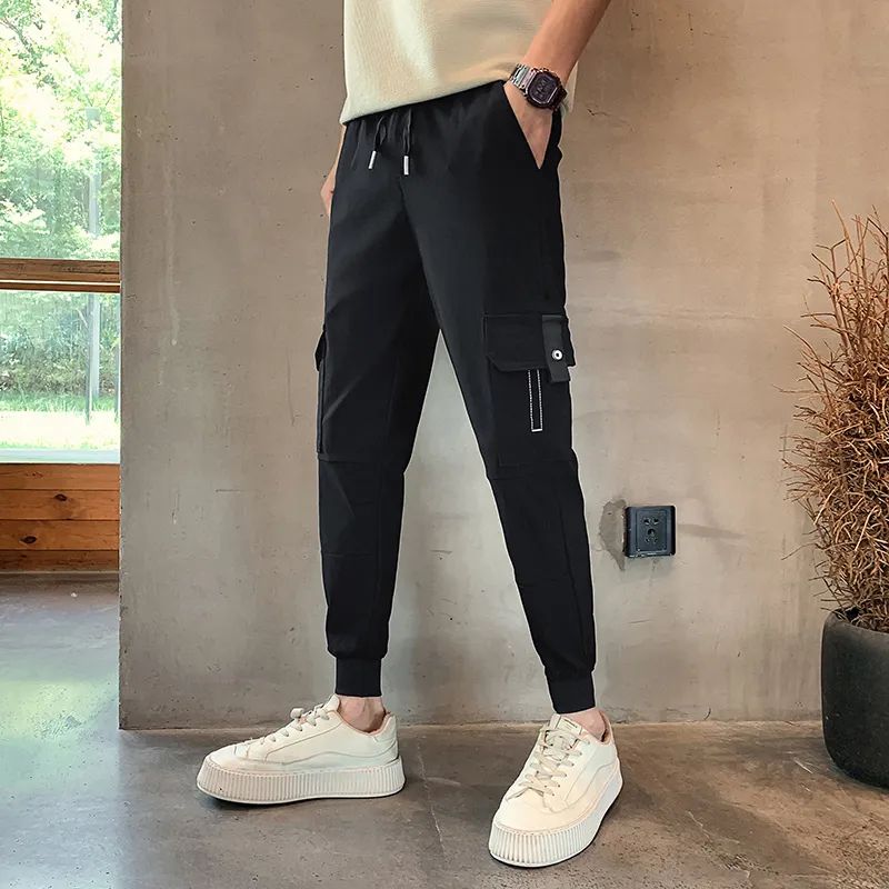 FRQ Casual Pants Unisex Black-3