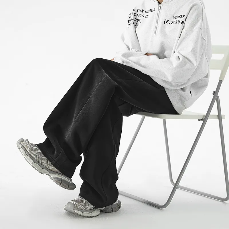 FRQ Casual Pants Unisex Black-4