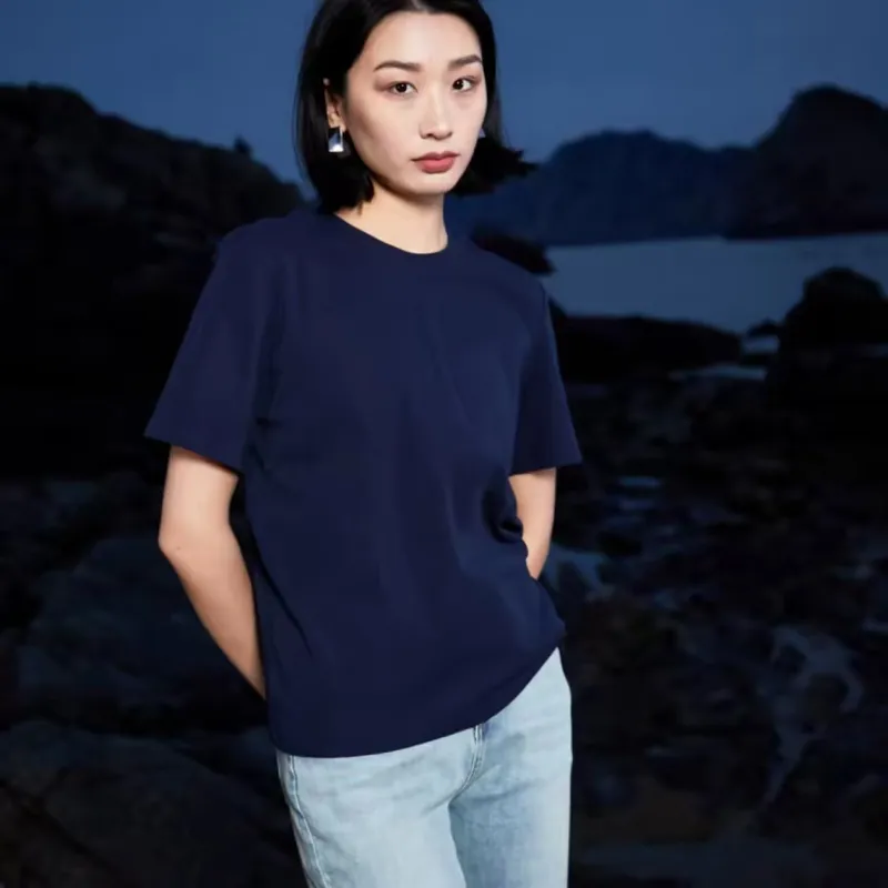 FRQ T Shirts Unisex Navy Blue-2