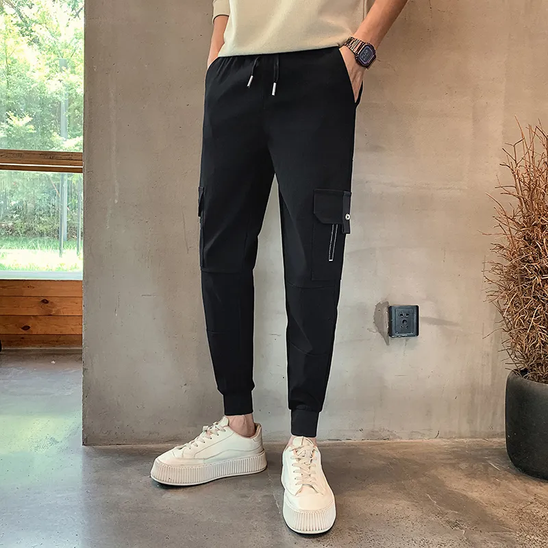 FRQ Casual Pants Unisex Black-2