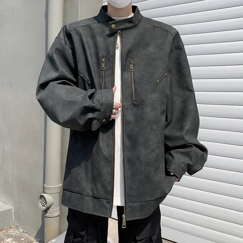 FRQ Leather Jackets Unisex-11
