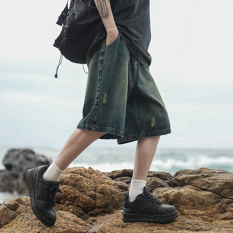 FRQ Denim Shorts Unisex-11