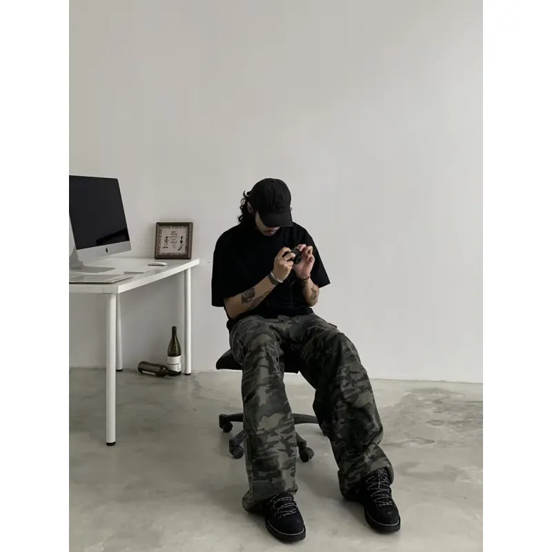 FRQ Jeans Unisex Camouflage-3