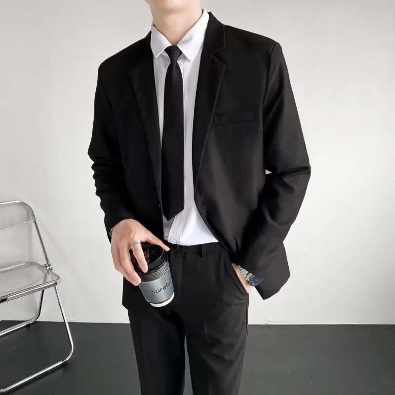 FRQ Business Suits Unisex Black-4