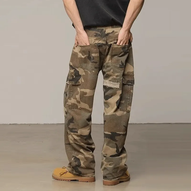 FRQ Jeans Unisex Camouflage-1