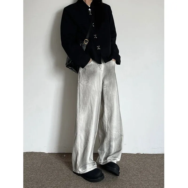 FRQ Jeans Unisex White-3