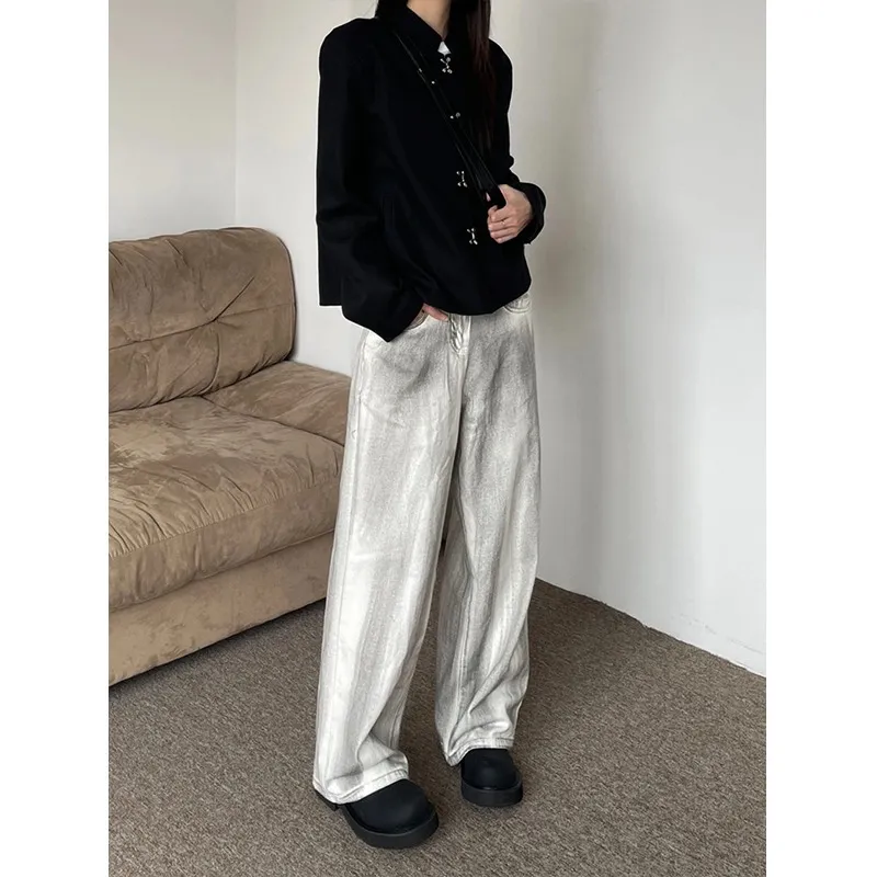 FRQ Jeans Unisex White-5