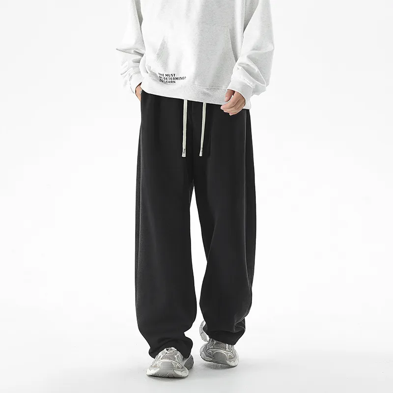 FRQ Casual Pants Unisex Black-1