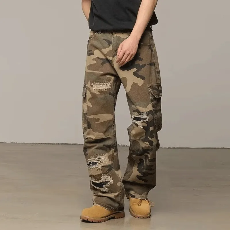 FRQ Jeans Unisex Camouflage-4