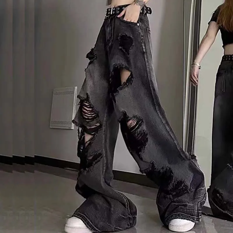 FRQ Jeans Unisex Black Gray Color-3
