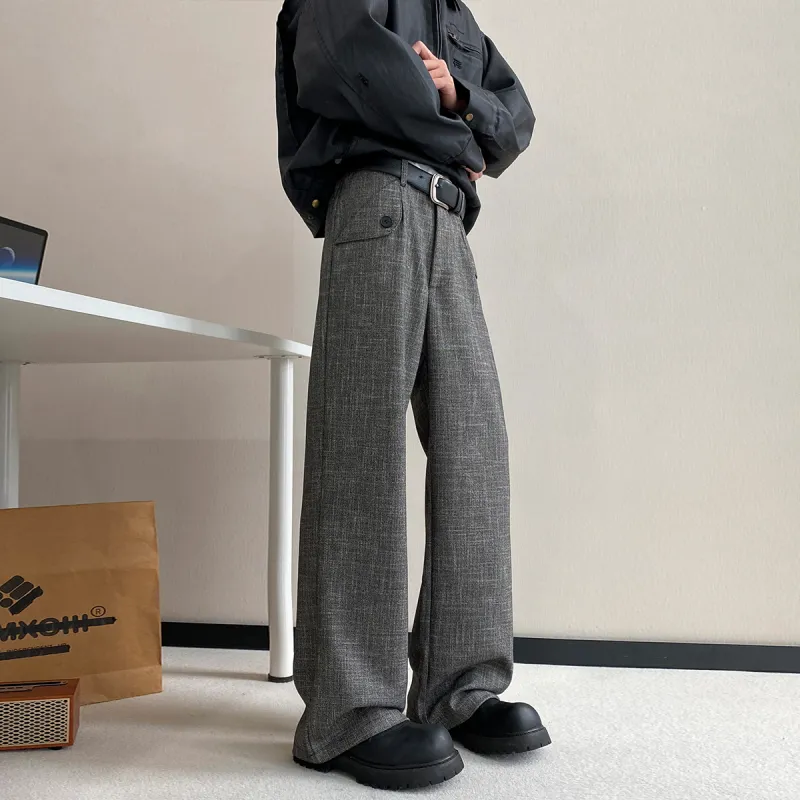 FRQ Casual Pants Unisex Gray-3