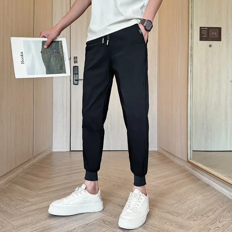 FRQ Casual Pants Unisex Black-2