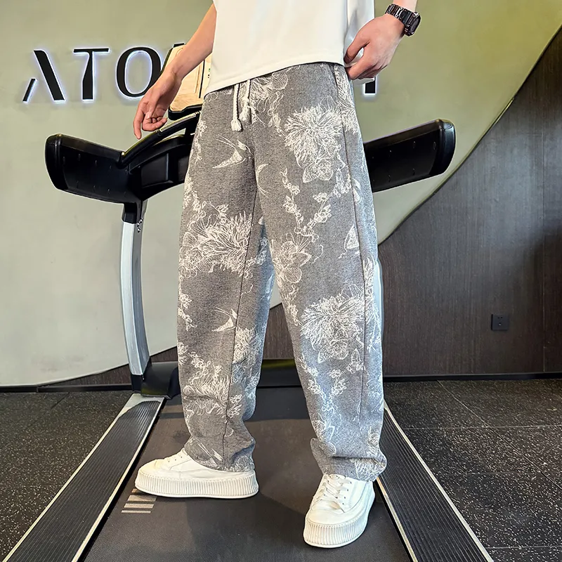 FRQ Casual Pants Unisex Gray-6