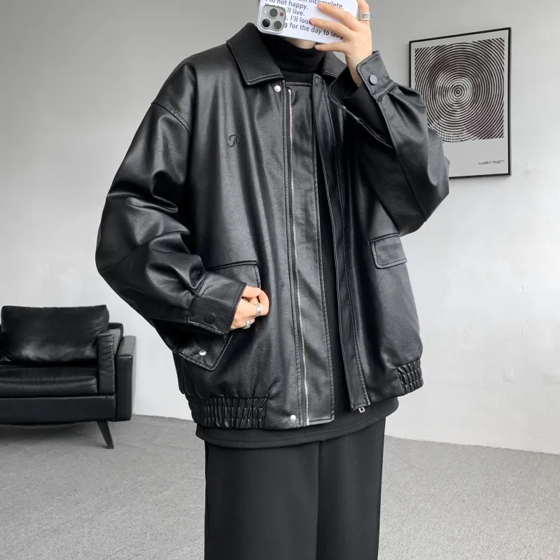 FRQ Leather Jackets Unisex-13
