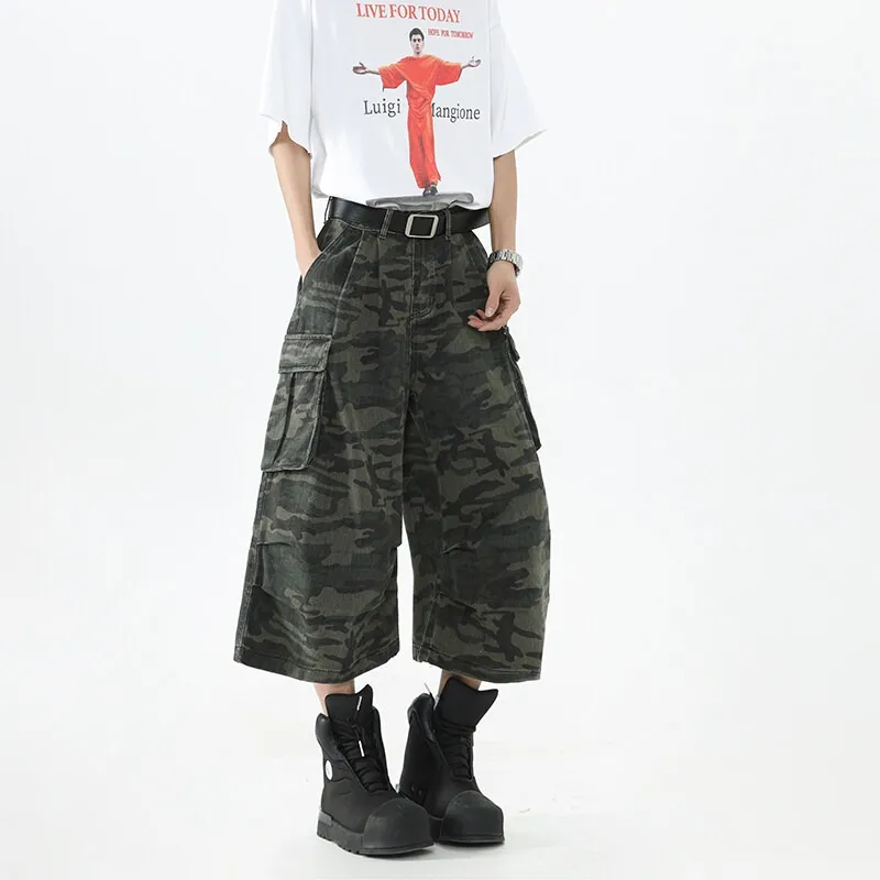 FRQ Denim Shorts Unisex Camouflage-2