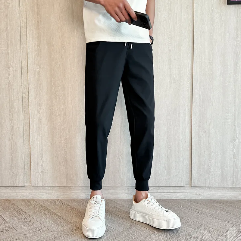 FRQ Casual Pants Unisex Black-3