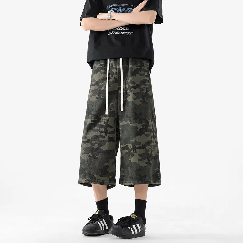 FRQ Denim Shorts Unisex Camouflage-4