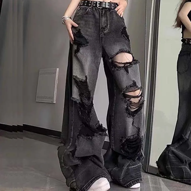 FRQ Jeans Unisex Black Gray Color-2