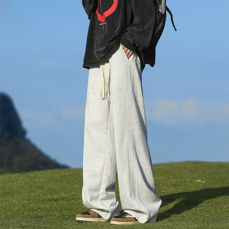 PAINT STAIN Knitted Sweatpants Unisex-33