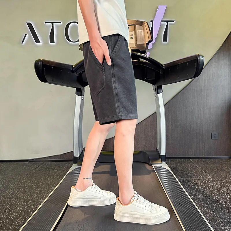 FRQ Denim Shorts Unisex Black Gray Color-7