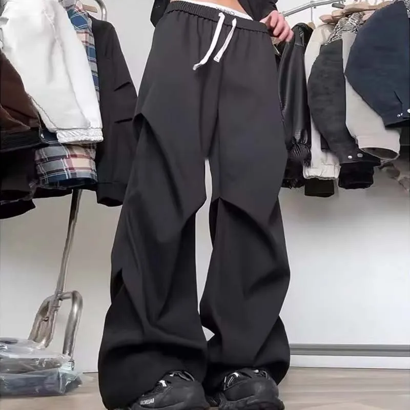 FRQ Casual Pants Unisex Black-1