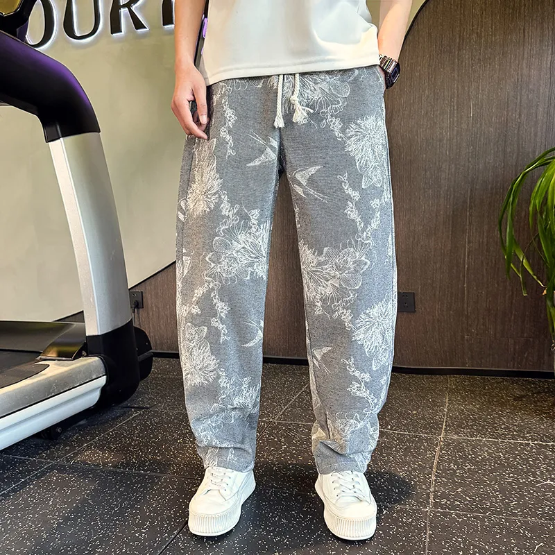 FRQ Casual Pants Unisex Gray-2
