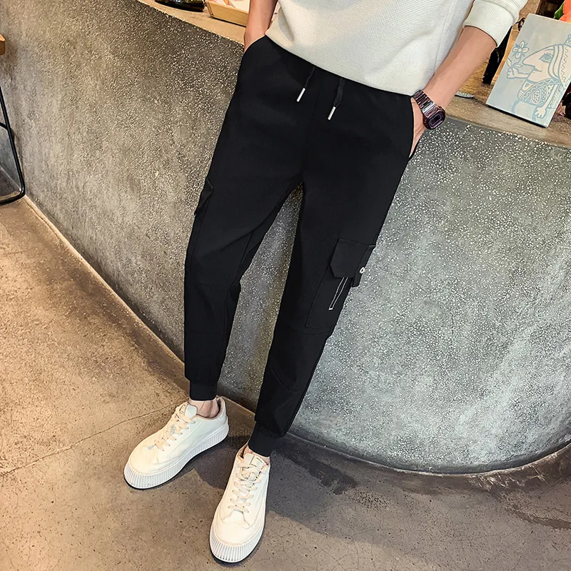 FRQ Casual Pants Unisex Black-4