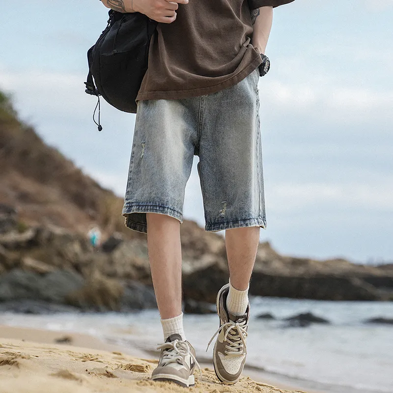 FRQ Denim Shorts Unisex-15