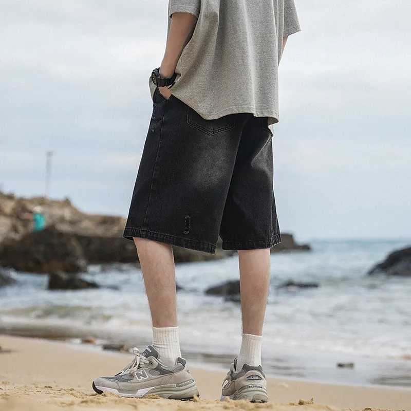 FRQ Denim Shorts Unisex-5